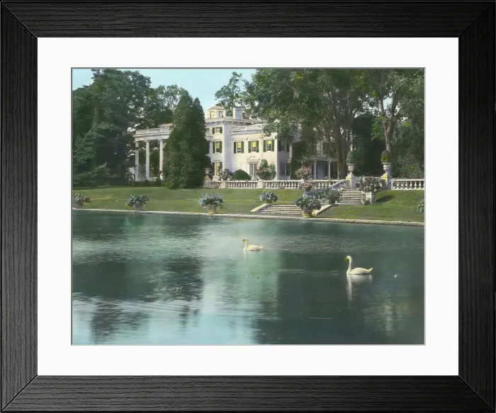 Framed Print : Thornedale, Oakleigh Thorne house, Millbrook, New York, 1919. Creator: Frances Benjamin Johnston. Thornedale, Oakleigh Thorne house, Millbrook, New York, 1919. Creator: Frances Benjamin Johnston Framed Print : Thornedale, Oakleigh Thorne house, Millbrook, New York, 1919. Creator: Frances Benjamin Johnston. Thornedale, Oakleigh Thorne house, Millbrook, New York, 1919. Creator: Frances Benjamin Johnston