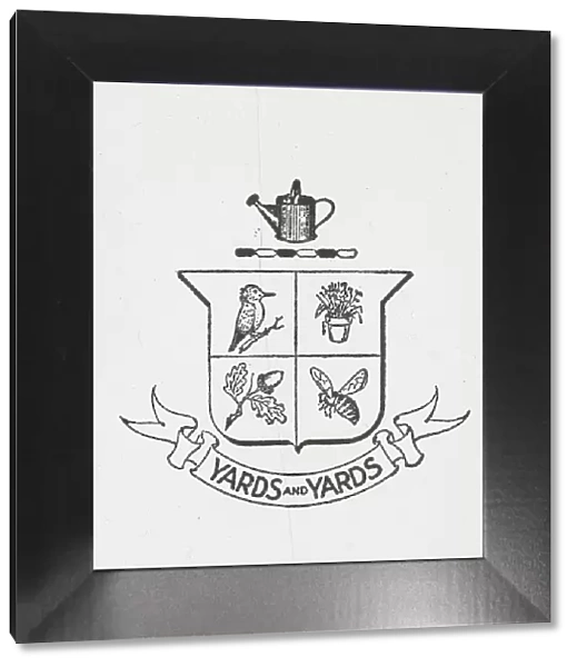 Insignia of the Society of Little Gardens, Philadelphia, Pennsylvania, c1920. Creator: Frances Benjamin Johnston