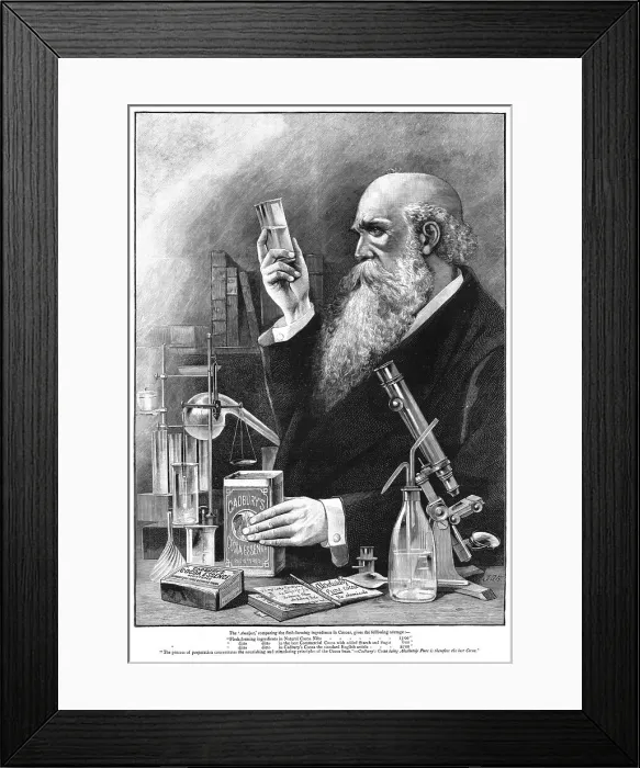 Framed Print : Cadbury's Cocoa, 1890. Creator: Unknown Framed Print : Cadbury's Cocoa, 1890. Creator: Unknown