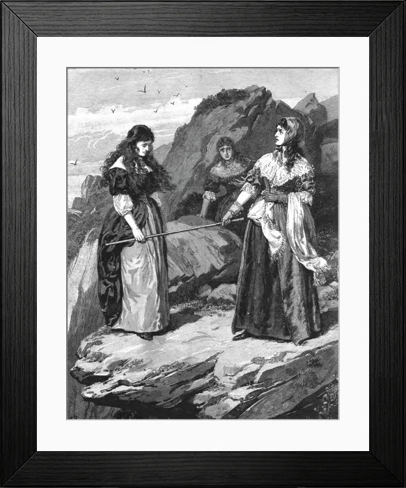 Framed Print : Urith: A Tale of Dartmoor, By S. Baring Gould, M. A.; I will thrust, and do thou ! and see whic Creator: Frank Dadd. Urith: A Tale of Dartmoor, By S. Baring Gould, M Framed Print : Urith: A Tale of Dartmoor, By S. Baring Gould, M. A.; I will thrust, and do thou ! and see whic Creator: Frank Dadd. Urith: A Tale of Dartmoor, By S. Baring Gould, M