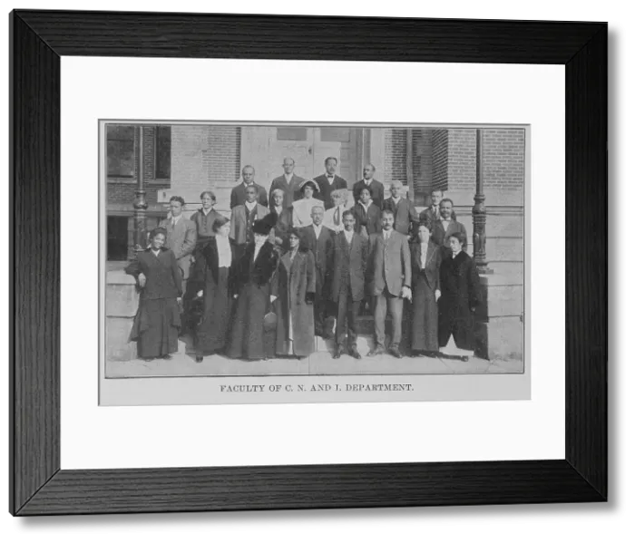 Framed Print : Faculty of C. N. and I. Department, 1915. Creator: Unknown Framed Print : Faculty of C. N. and I. Department, 1915. Creator: Unknown