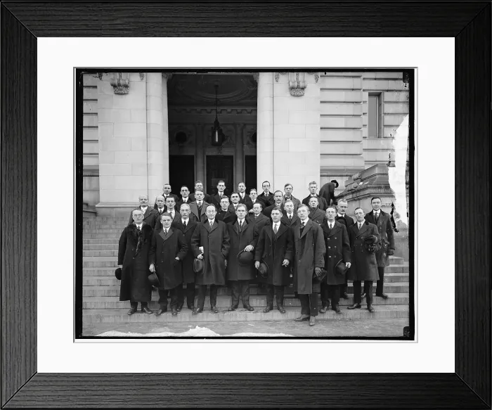 Framed Print : Philadelphia Businessmen, between 1910 and 1920. Creator: Harris & Ewing. Philadelphia Businessmen, between 1910 and 1920. Creator: Harris & Ewing Framed Print : Philadelphia Businessmen, between 1910 and 1920. Creator: Harris & Ewing. Philadelphia Businessmen, between 1910 and 1920. Creator: Harris & Ewing
