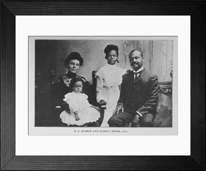 Framed Print : R. B. Hudson and family, Selma, Ala. 1907. Creator: Unknown Framed Print : R. B. Hudson and family, Selma, Ala. 1907. Creator: Unknown