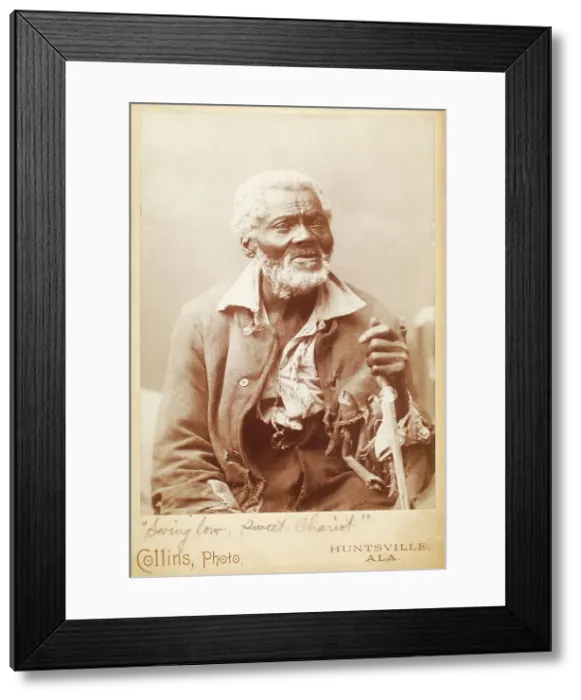 Framed Print : Uncle Harmon Vann, 104 years old, Huntsville, Ala. 1898. Creator: Collins Framed Print : Uncle Harmon Vann, 104 years old, Huntsville, Ala. 1898. Creator: Collins