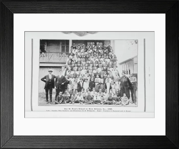 Framed Print : Our St. Paul's School in New Orleans, La. 1926, 1927. Creator: Unknown