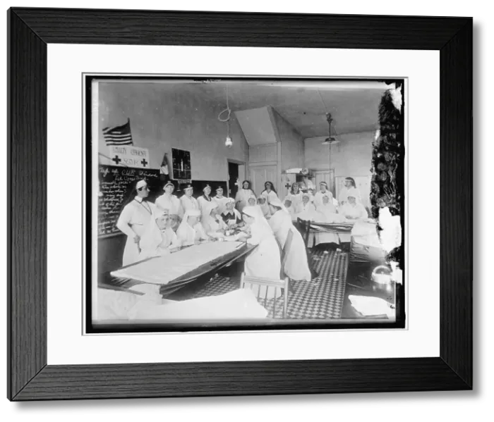 Framed Print : Red Cross, between 1910 and 1920. Creator: Harris & Ewing. Red Cross, between 1910 and 1920. Creator: Harris & Ewing