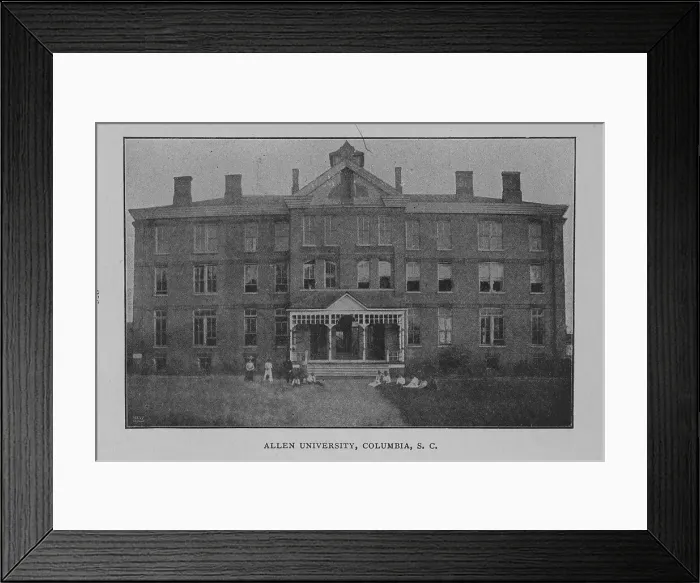 Framed Print : Allen University, Columbia, S.C. 1902. Creator: Unknown Framed Print : Allen University, Columbia, S.C. 1902. Creator: Unknown
