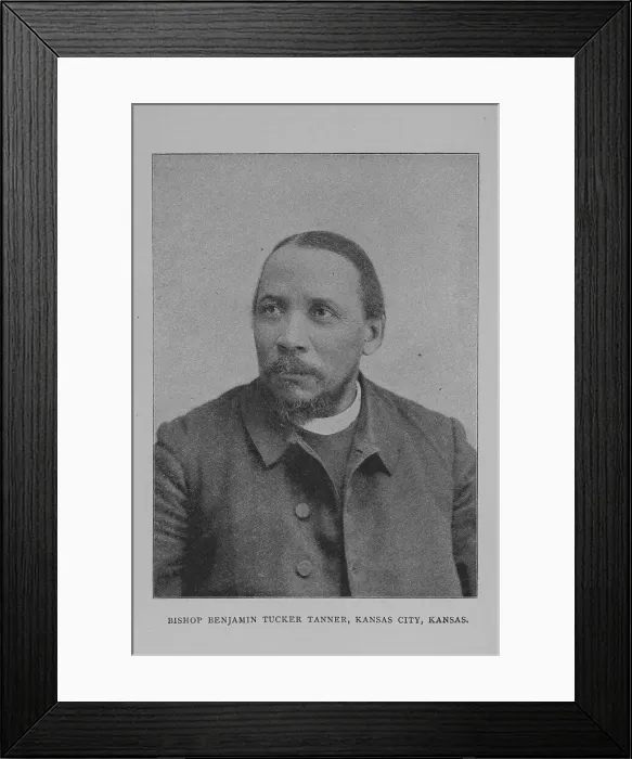 Framed Print : Bishop Benjamin Tucker Tanner, Kansas City, Kansas, 1902. Creator: Unknown Framed Print : Bishop Benjamin Tucker Tanner, Kansas City, Kansas, 1902. Creator: Unknown