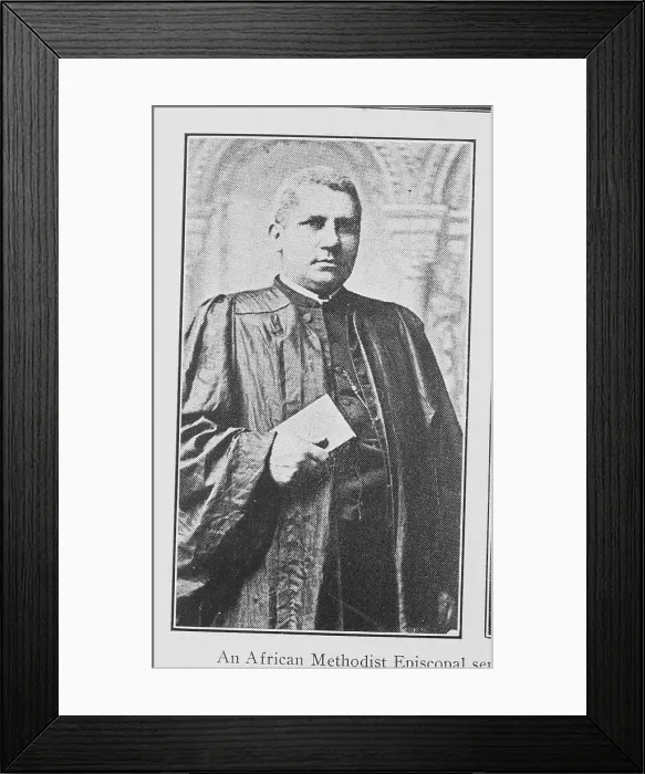 Framed Print : An African Methodist Episcopal Bishop, 1916. Creator: Unknown Framed Print : An African Methodist Episcopal Bishop, 1916. Creator: Unknown