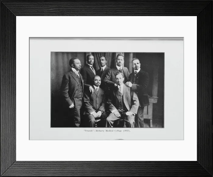 Framed Print : Friends, Meharry Medical College, 1915, 1916. Creator: Unknown. Friends, Meharry Medical College, 1915, 1916. Creator: Unknown Framed Print : Friends, Meharry Medical College, 1915, 1916. Creator: Unknown. Friends, Meharry Medical College, 1915, 1916. Creator: Unknown