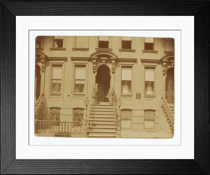 Framed Print : Toussaint L Overture Club, Sons of New York Club Building. 30th St. NYC, 1880. Creator: Unknown Framed Print : Toussaint L Overture Club, Sons of New York Club Building. 30th St. NYC, 1880. Creator: Unknown