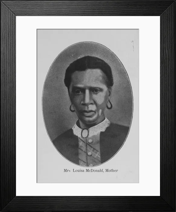 Framed Print : Mrs. Louisa McDonald, mother, 1916. Creator: Unknown Framed Print : Mrs. Louisa McDonald, mother, 1916. Creator: Unknown