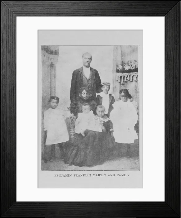 Framed Print : Benjamin Franklin Martin and family, 1917-1923. Creator: Unknown Framed Print : Benjamin Franklin Martin and family, 1917-1923. Creator: Unknown