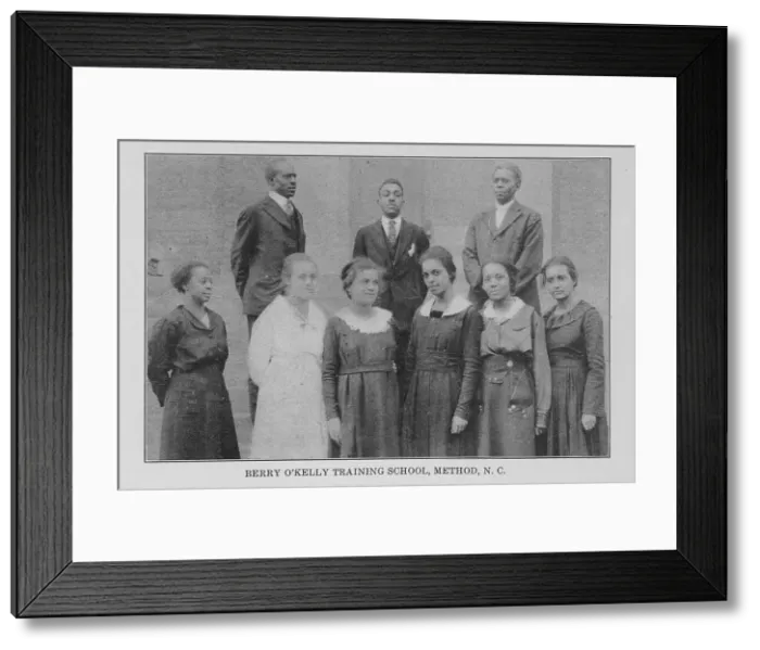 Framed Print : Berry O'Kelly Training School, Method, N.C. 1917-1923. Creator: Unknown Framed Print : Berry O'Kelly Training School, Method, N.C. 1917-1923. Creator: Unknown