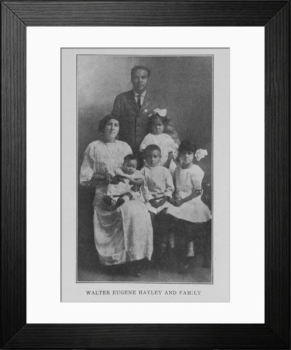 Framed Print : Walter Eugene Hayley and family, 1917-1923. Creator: Unknown Framed Print : Walter Eugene Hayley and family, 1917-1923. Creator: Unknown