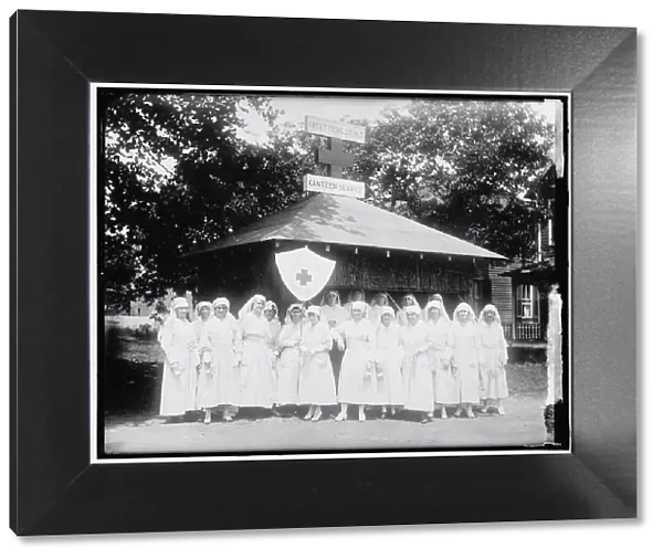 Red Cross: Fayetteville, N.C. Canteen Service, between 1910 and 1920. Creator: Harris & Ewing. Red Cross: Fayetteville, N.C. Canteen Service, between 1910 and 1920. Creator: Harris & Ewing