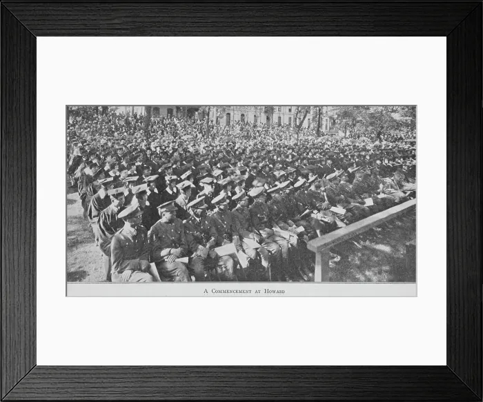 Framed Print : A Commencement- Day at Howard University, 1927. Creator: Addison N. Scurlock Framed Print : A Commencement- Day at Howard University, 1927. Creator: Addison N. Scurlock