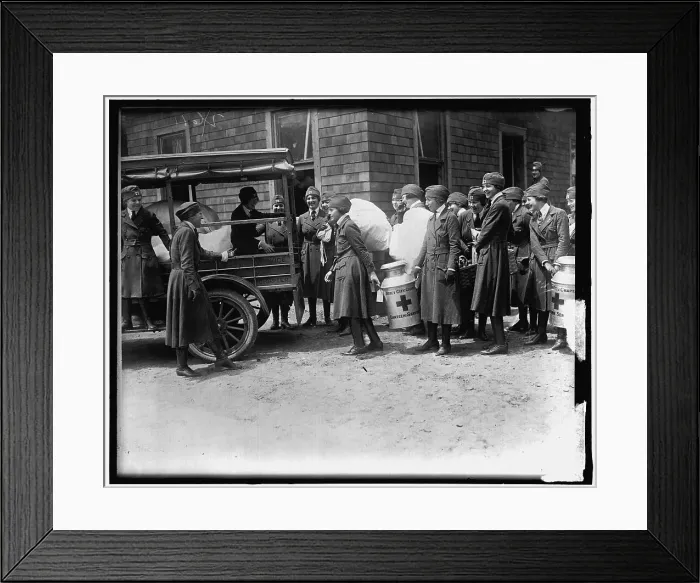 Framed Print : Red Cross, between 1910 and 1920. Creator: Harris & Ewing. Red Cross, between 1910 and 1920. Creator: Harris & Ewing Framed Print : Red Cross, between 1910 and 1920. Creator: Harris & Ewing. Red Cross, between 1910 and 1920. Creator: Harris & Ewing