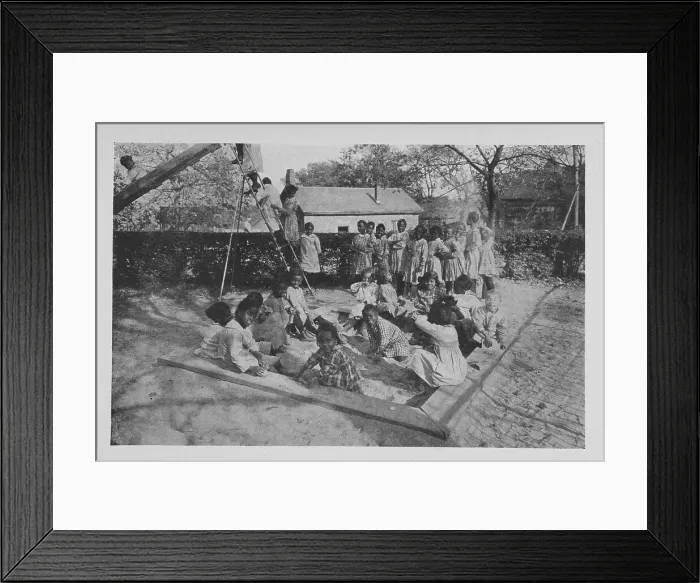 Framed Print : African American girls playing games, 1922. Creator: Unknown Framed Print : African American girls playing games, 1922. Creator: Unknown