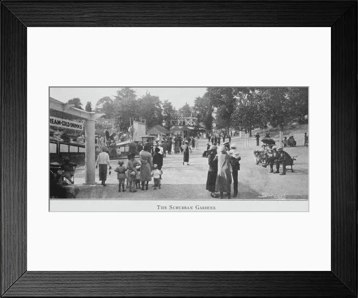 Framed Print : The Suburban Gardens, 1927. Creator: Addison N. Scurlock Framed Print : The Suburban Gardens, 1927. Creator: Addison N. Scurlock
