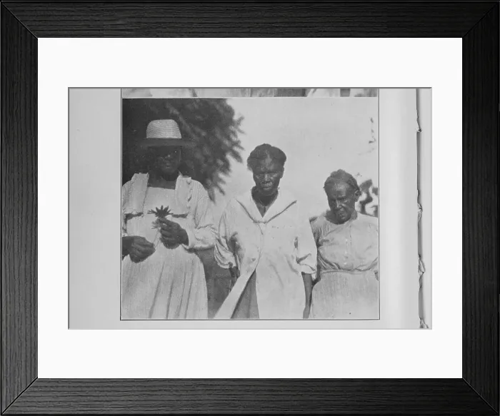 Framed Print : Some of my informants; [Note the mojo around the neck of the center figure], 1926. Creator: Unknown. Some of my informants; [Note the mojo around the neck of the center figure], 1926. Creator: Unknown