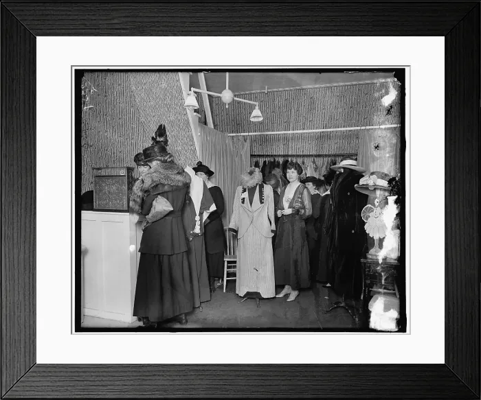 Framed Print : Mrs. Lansing's Bandbox, between 1910 and 1920. Creator: Harris & Ewing. Mrs. Lansing's Bandbox, between 1910 and 1920. Creator: Harris & Ewing Framed Print : Mrs. Lansing's Bandbox, between 1910 and 1920. Creator: Harris & Ewing. Mrs. Lansing's Bandbox, between 1910 and 1920. Creator: Harris & Ewing