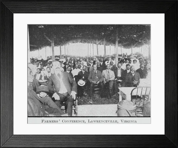 Framed Print : Farmer's Conference, Lawrenceville, Virginia, 1911. Creator: Unknown Framed Print : Farmer's Conference, Lawrenceville, Virginia, 1911. Creator: Unknown