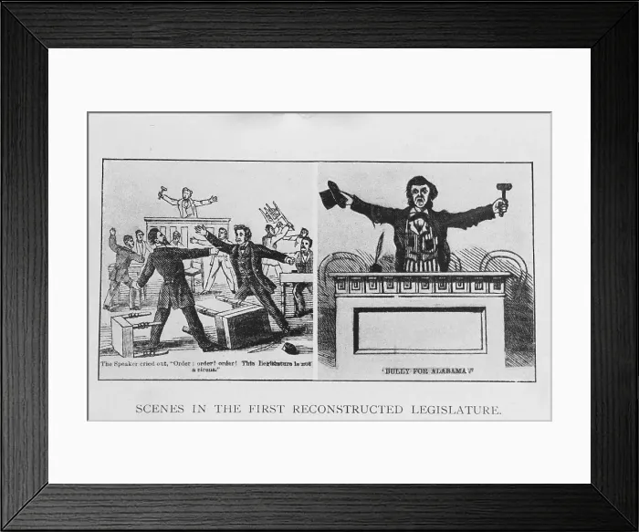 Framed Print : Scenes in the First Reconstructed Legislature, 1905. Creator: Unknown Framed Print : Scenes in the First Reconstructed Legislature, 1905. Creator: Unknown