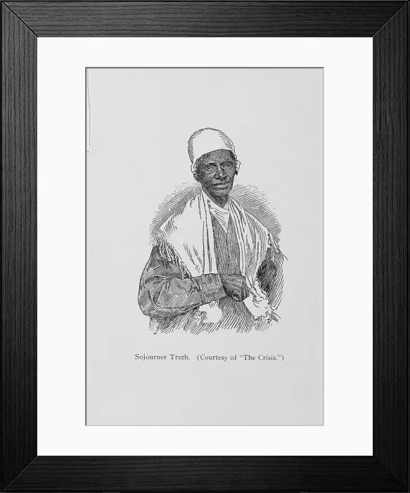 Framed Print : Sojourner Truth; [Courtesy of the Crisis.'], 1916. Creator: Unknown. Sojourner Truth; [Courtesy of the Crisis.'], 1916. Creator: Unknown