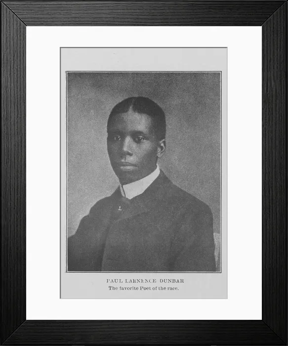 Framed Print : Paul Lawrence Dunbar; The favorite Poet of the race, 1907. Creator: Unknown Framed Print : Paul Lawrence Dunbar; The favorite Poet of the race, 1907. Creator: Unknown