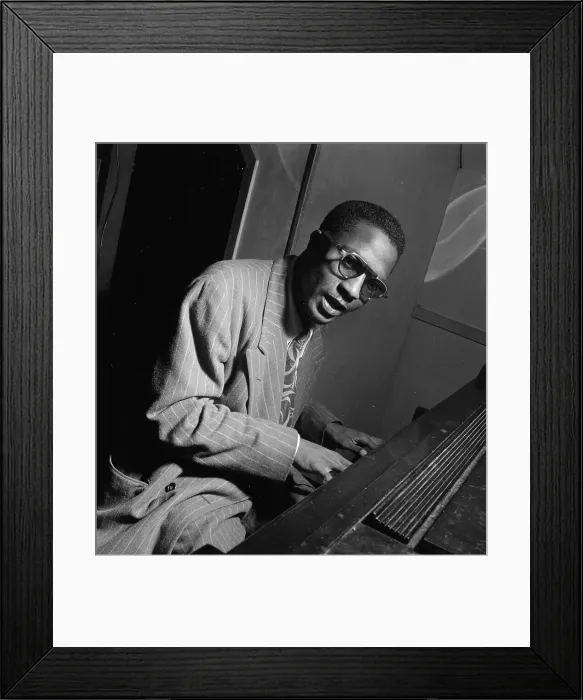 Framed Print : Portrait of Thelonious Monk, Minton's Playhouse, New York, N.Y. ca. Sept. 1947. Creator: William Paul Gottlieb Framed Print : Portrait of Thelonious Monk, Minton's Playhouse, New York, N.Y. ca. Sept. 1947. Creator: William Paul Gottlieb