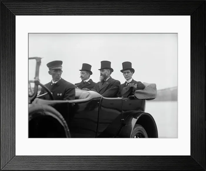 Framed Print : Long, Breckenridge, 3rd Asst. Secretary of State, 1918. Long in Auto with 2 of The Fr. Commn. 1917. Creator: Harris & Ewing. Long, Breckenridge, 3rd Asst. Secretary of State, 1918. Long in Auto with 2 of The Fr. Commn. 1917 Framed Print : Long, Breckenridge, 3rd Asst. Secretary of State, 1918. Long in Auto with 2 of The Fr. Commn. 1917. Creator: Harris & Ewing. Long, Breckenridge, 3rd Asst. Secretary of State, 1918. Long in Auto with 2 of The Fr. Commn. 1917