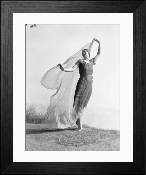Framed Print : Beyer, Hilda, Miss, not before 1916 Feb. 29. Creator: Arnold Genthe Framed Print : Beyer, Hilda, Miss, not before 1916 Feb. 29. Creator: Arnold Genthe