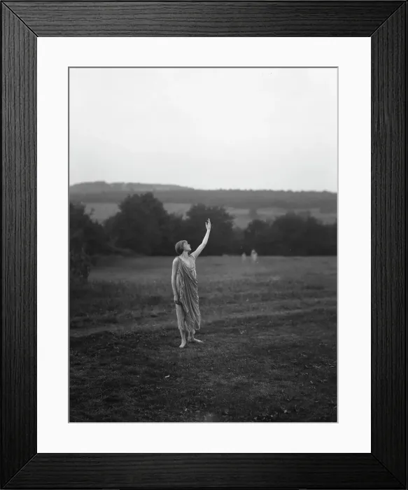 Framed Print : Elizabeth Duncan dancers and children, between 1916 and 1941. Creator: Arnold Genthe Framed Print : Elizabeth Duncan dancers and children, between 1916 and 1941. Creator: Arnold Genthe