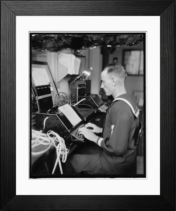 Framed Print : Radio, 1919. Creator: Harris & Ewing. Radio, 1919. Creator: Harris & Ewing Framed Print : Radio, 1919. Creator: Harris & Ewing. Radio, 1919. Creator: Harris & Ewing