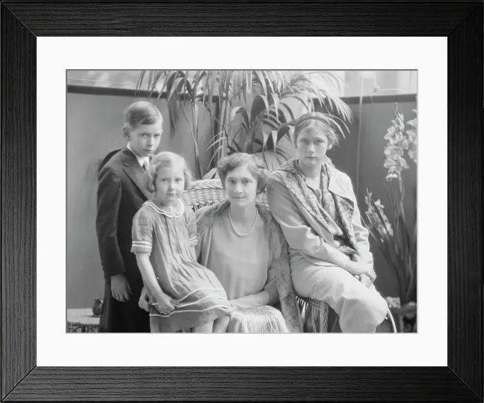 Framed Print : McCormick, Medill, family of, portrait photograph, 1927 May 8. Creator: Arnold Genthe Framed Print : McCormick, Medill, family of, portrait photograph, 1927 May 8. Creator: Arnold Genthe