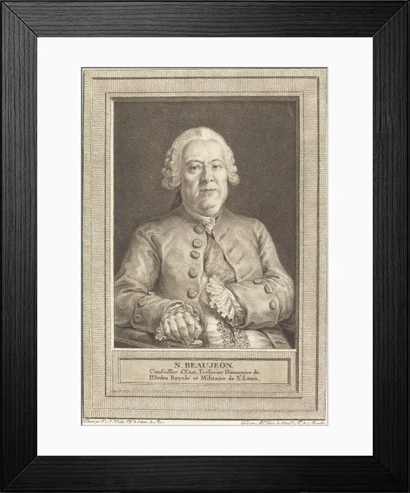 Framed Print : N. Beaujeon. Creator: Therèse Éléonore Lingée Framed Print : N. Beaujeon. Creator: Therèse Éléonore Lingée