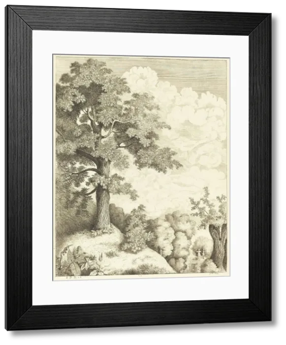 Framed Print : View of Santron, 1854. Creator: Emmanuel Phélippes-Beaulieu Framed Print : View of Santron, 1854. Creator: Emmanuel Phélippes-Beaulieu