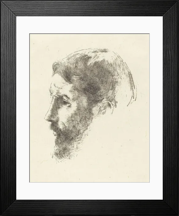 Framed Print : Pierre Bonnard, 1900. Creator: Odilon Redon Framed Print : Pierre Bonnard, 1900. Creator: Odilon Redon