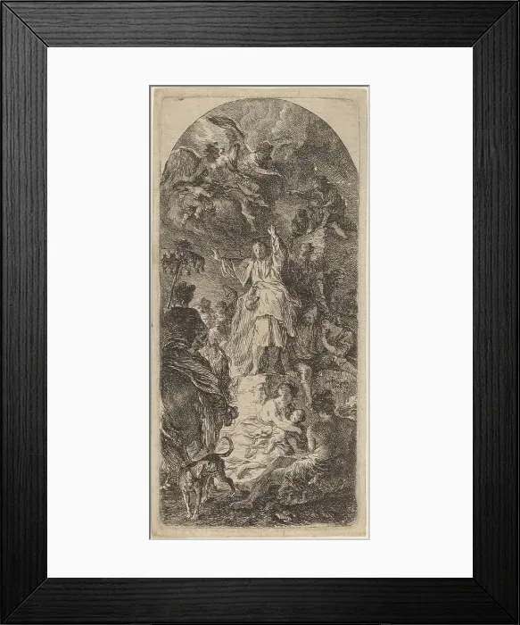 Framed Print : Saint James Major Preaching, 1771. Creator: Martin Johann Schmidt Framed Print : Saint James Major Preaching, 1771. Creator: Martin Johann Schmidt
