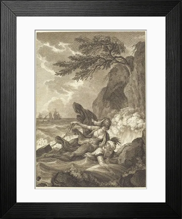 Framed Print : La fiancee du roi de Garbe: La cassette. Creator: Jean Baptiste Tilliard Framed Print : La fiancee du roi de Garbe: La cassette. Creator: Jean Baptiste Tilliard