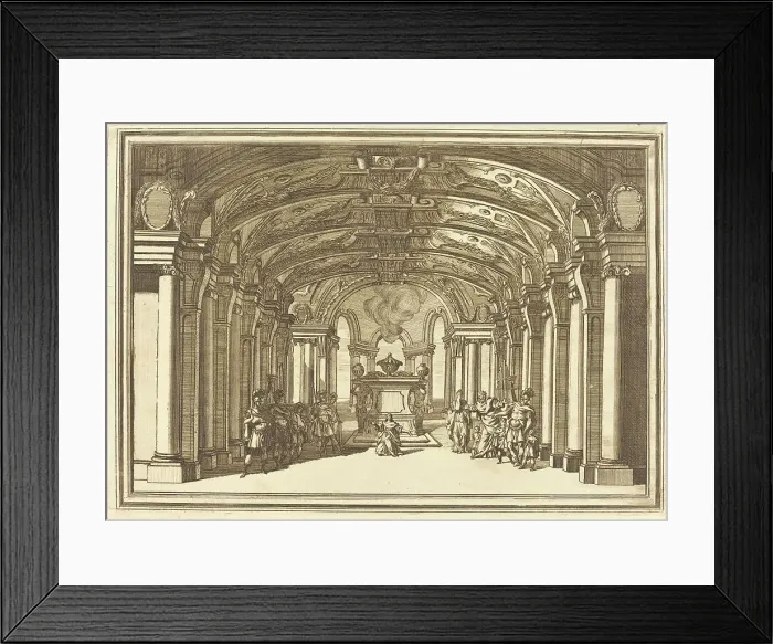 Framed Print : Il Greco in Troia: Plate 8. Creator: Arnold van Westerhout Framed Print : Il Greco in Troia: Plate 8. Creator: Arnold van Westerhout