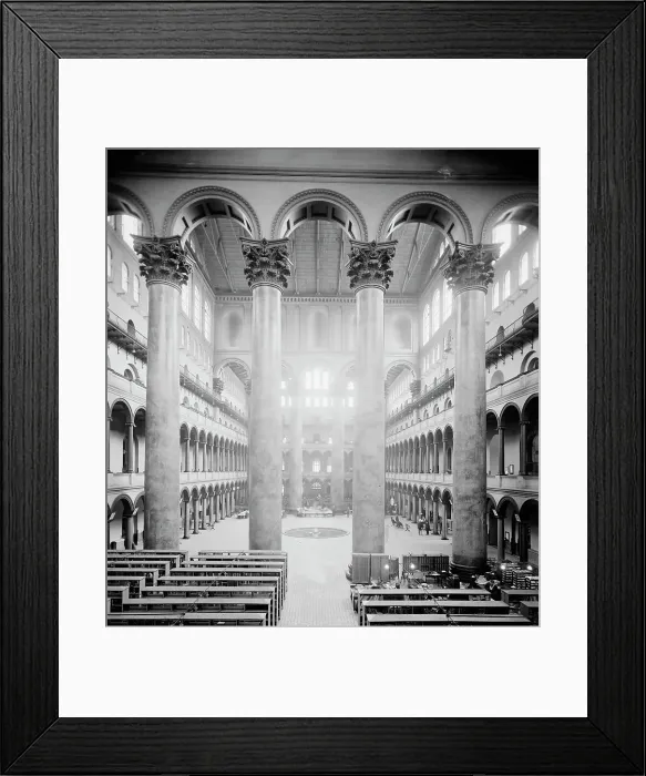 Framed Print : Int. Pension office, between 1910 and 1920. Creator: Harris & Ewing. Int. Pension office, between 1910 and 1920. Creator: Harris & Ewing Framed Print : Int. Pension office, between 1910 and 1920. Creator: Harris & Ewing. Int. Pension office, between 1910 and 1920. Creator: Harris & Ewing