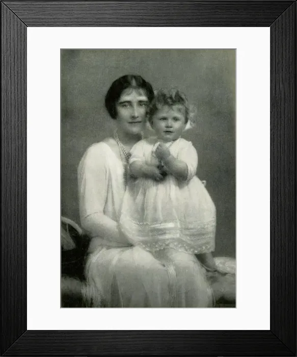 Framed Print : Mother and Daughter - 1927, 1947. Creator: Unknown Framed Print : Mother and Daughter - 1927, 1947. Creator: Unknown