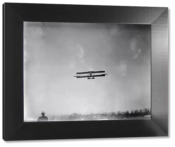 Curtiss Airplane - Tests of Curtiss Plane For Army, General Views, 1912. Creator: Harris & Ewing. Curtiss Airplane - Tests of Curtiss Plane For Army, General Views, 1912. Creator: Harris & Ewing