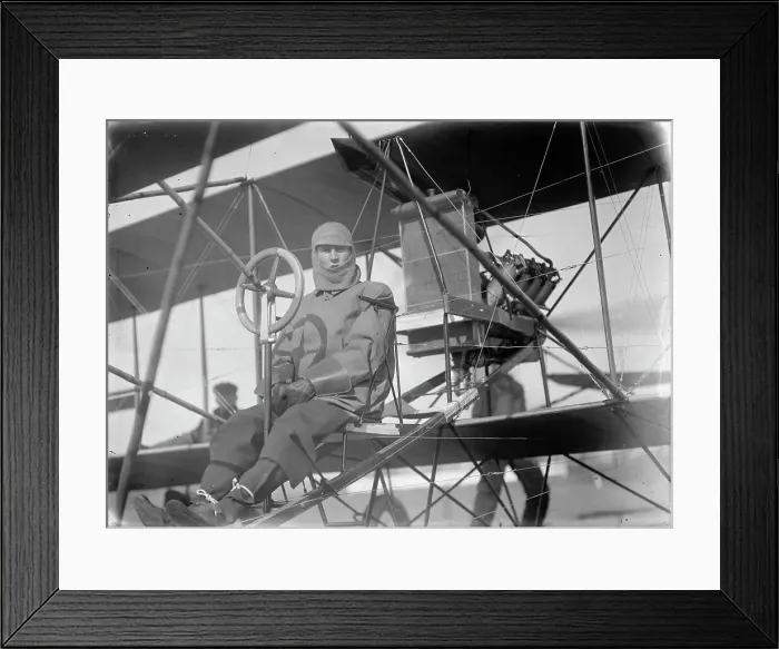 Framed Print : Curtiss Airplane - J.A.D. McCurdy, Aviator, 1912. Creator: Harris & Ewing. Curtiss Airplane - J.A.D. McCurdy, Aviator, 1912. Creator: Harris & Ewing Framed Print : Curtiss Airplane - J.A.D. McCurdy, Aviator, 1912. Creator: Harris & Ewing. Curtiss Airplane - J.A.D. McCurdy, Aviator, 1912. Creator: Harris & Ewing