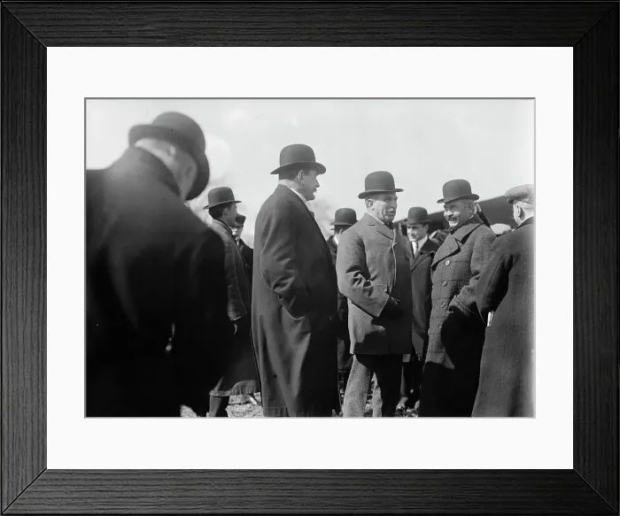 Framed Print : Curtiss Airplane, Tests of Curtiss Plane For Army - Secretary of War Dickinson And Gen. Wood, 1912. Creator: Harris & Ewing. Curtiss Airplane, Tests of Curtiss Plane For Army - Secretary of War Dickinson And Gen. Wood, 1912 Framed Print : Curtiss Airplane, Tests of Curtiss Plane For Army - Secretary of War Dickinson And Gen. Wood, 1912. Creator: Harris & Ewing. Curtiss Airplane, Tests of Curtiss Plane For Army - Secretary of War Dickinson And Gen. Wood, 1912