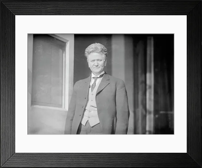 Framed Print : Robert M. Lafollette [sic], Rep. from Wisconsin, 1911. Creator: Harris & Ewing. Robert M. Lafollette [sic], Rep. from Wisconsin, 1911. Creator: Harris & Ewing