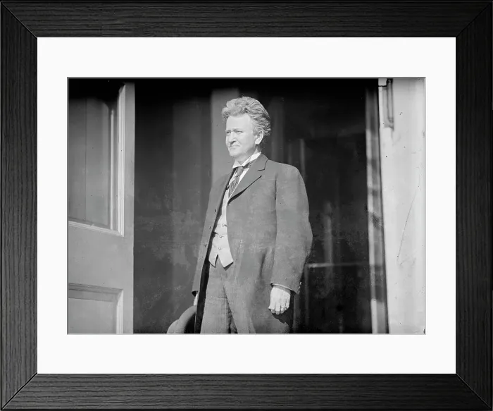 Framed Print : Robert M. Lafollette [sic], Rep. from Wisconsin, 1911. Creator: Harris & Ewing. Robert M. Lafollette [sic], Rep. from Wisconsin, 1911. Creator: Harris & Ewing