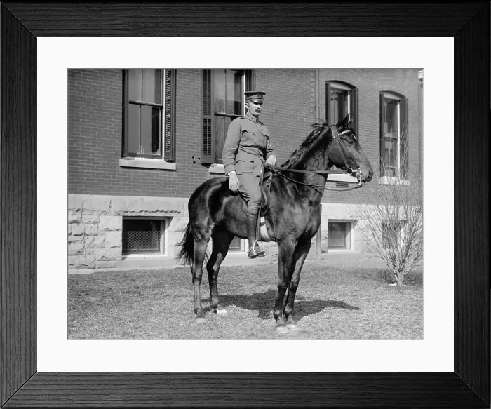 Framed Print : Fort Myer - Capt. Julian R. Lindsay, U.S.A. 1910. Creator: Harris & Ewing. Fort Myer - Capt. Julian R. Lindsay, U.S.A. 1910. Creator: Harris & Ewing Framed Print : Fort Myer - Capt. Julian R. Lindsay, U.S.A. 1910. Creator: Harris & Ewing. Fort Myer - Capt. Julian R. Lindsay, U.S.A. 1910. Creator: Harris & Ewing